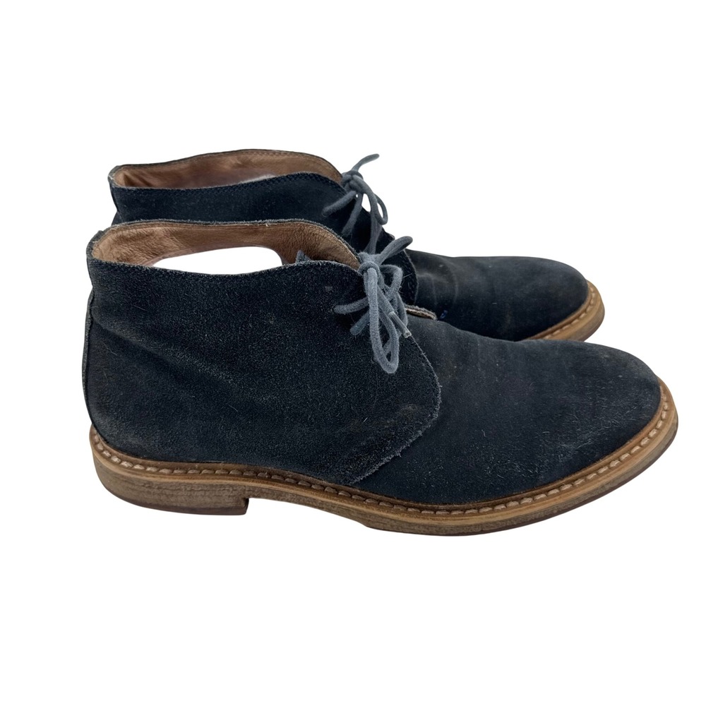 1901 Canyon Blue Suede Chukka Boots Mens 9M‎ Navy Blue Suede Desert Boots